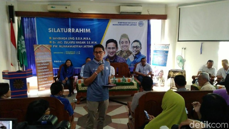 Datangi Kantor Muhammadiyah Jateng, Sandiaga Janji Benahi BPJS Datangi Kantor Muhammadiyah Jateng, Sandiaga Janji Benahi BPJS