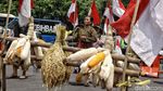 Potret Petani Kendeng Unjuk Rasa di Depan Istana