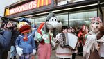 Foto: Pertama Kali McDonalds Buka di Rusia