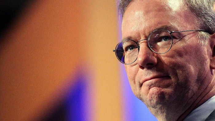 Eric Schmidt, pembesar Google yang mengaku dirinya beruntung. (Foto: Getty Images) Eric Schmidt, pembesar Google yang mengaku dirinya beruntung. (Foto: Getty Images)
