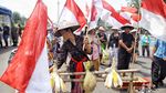 Potret Petani Kendeng Unjuk Rasa di Depan Istana