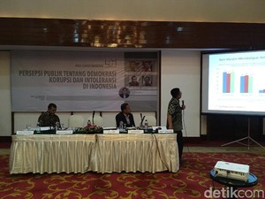 Survei LSI: Polisi, Pengadilan dan PNS Instansi Paling Korup
