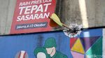 Keren! Trick Art 3D Asian Para Games 2018 Mejeng di Jalanan Jakarta
