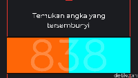 Kelihatan nggak tuh si angka bersembunyi? (Foto: detikcom)