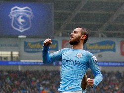 Bernardo Silva (Manchester City). Tampil apik saat Manchester City menang 5-0 atas Cardiff City. Silva bikin satu gol, satu assist, empat operan kunci, dan tiga tekel sukses. Foto: Andrew Boyers/Action Images via Reuters
