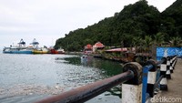 Penampakan Teluk Jayapura dari Terminal Mesran.