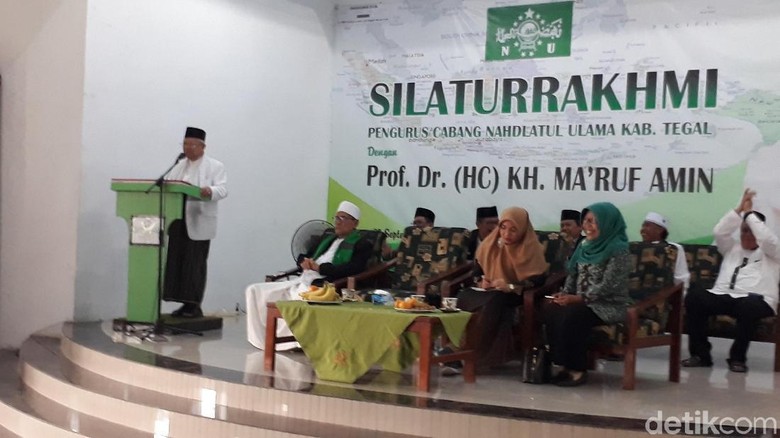 Maruf Amin Yakin 70% Warga Tegal akan Memilihnya di Pilpres Maruf Amin Yakin 70% Warga Tegal akan Memilihnya di Pilpres