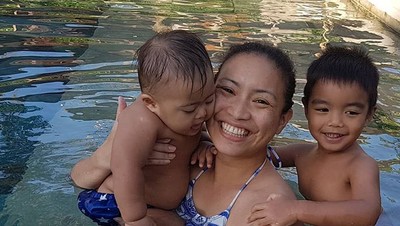 Kebersamaan Keponakan Prabowo, Sara Djojohadikusumo dan si Kecil