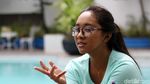 Lumpuh Tak Bikin Atlet Cantik Laura Dinda Tinggalkan Kolam Renang