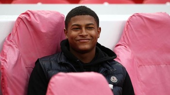 Rhian Brewster (striker) dari Liverpool punya rating rata-rata 62 dan potensi pertambahan rating 22 (jadi 84). (Foto: Jan Kruger/Getty Images)