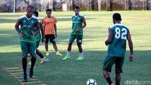 Intip Sesi Latihan Persebaya Jelang Lawan Arema