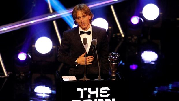 Luka Modric terpilih sebagai Pemain Terbaik FIFA 2018.