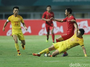 Timnas Indonesia U-19 Dilumat China 0-3