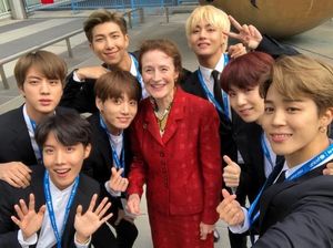 Keren! Pidato di Sidang Umum PBB, BTS Dapat Sambutan Meriah
