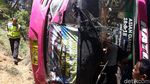 Ini Penampakan Bus Rombongan SMK Karanganyar yang Terjun ke Jurang
