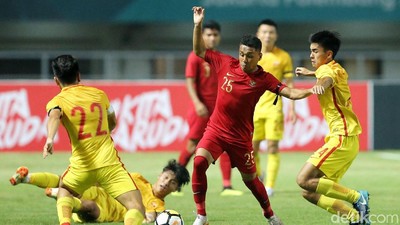 Timnas Indonesia Ditundukkan China 0-3