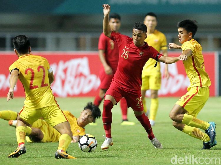 Timnas Indonesia Ditundukkan China 0-3