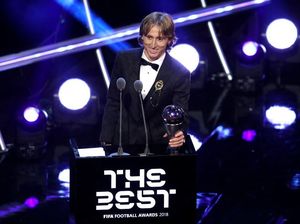 Luka Modric Jadi Pemain Terbaik Dunia FIFA 2018