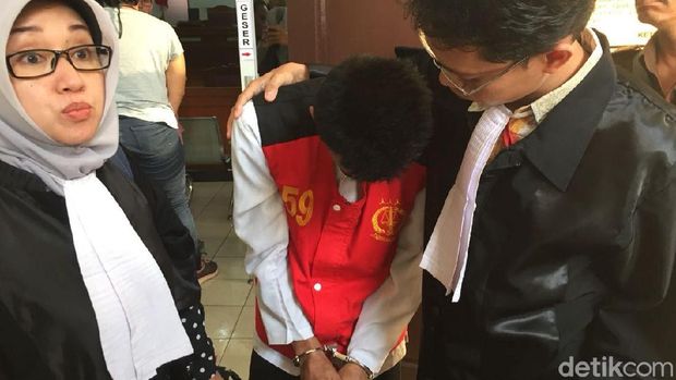 Supriyanto terdakwa pembunuhan pensiunan TNI AL di PN Jaksel