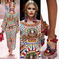 Fashion show Dolce & Gabbana yang digelar dalam rangkaian Milan Fashion Week Spring 2019, Minggu (23/9/2018), kembali menghadirkan sosok Lady Kitty Spencer. Tentu bukan sebagai tamu, melainkan model. Dok: Instagram/@kitty.spencer