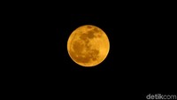 Bulan tampak begitu dekat.