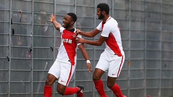 Moussa Sylla (striker) dari AS Monaco punya rating rata-rata 65 dan potensi pertambahan rating 19 poin (jadi 84). (Foto: Michael Steele/Getty Images)