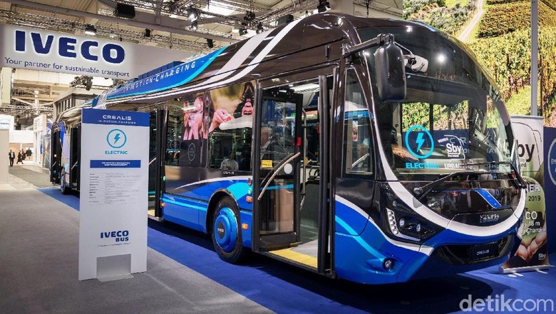 Bus listrik Crealis (Foto: Iveco) Bus listrik Crealis (Foto: Iveco)