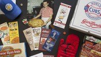 Memorabilia terkait pizza juga dikoleksi oleh Brau. Semuanya bisa dilihat di pamerannya (US Pizza Museum)