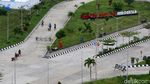 Melihat Suasana PLBN Skouw dari Udara