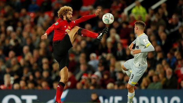 Marouane Fellaini sempat memberikan harapan untuk Man United.