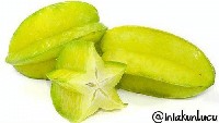 Belimbing jadi salah satu buah yang sering ditambahkan sebagai campuran rujak. Meme ini menunjukkan ternyata belimbing juga jadi buah yang ditakuti mahasiswa. Foto: Istimewa