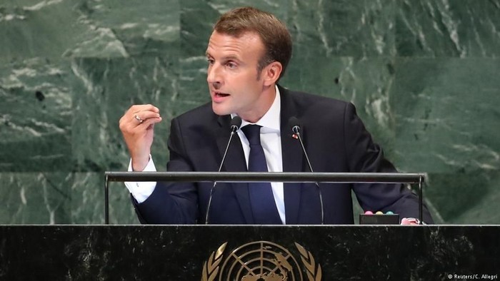 Presiden Perancis Emmanuel Macron Tolak Nasionalisme ala Donald Trump