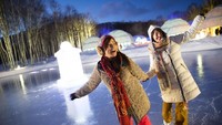 Foto: Fasilitas lain adalah Ice Chapel, Ice Bar, Ice Shop, Ice Book and Cafe, Ice Gao (arena bermain es dengan instrumen ilmiah), gelanggang Ice Rink dan seluncuran Ice Slide lho. (Ice Village)