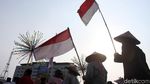 Sambut Petani Kendeng, Begini Aksi Para Pendekar Betawi