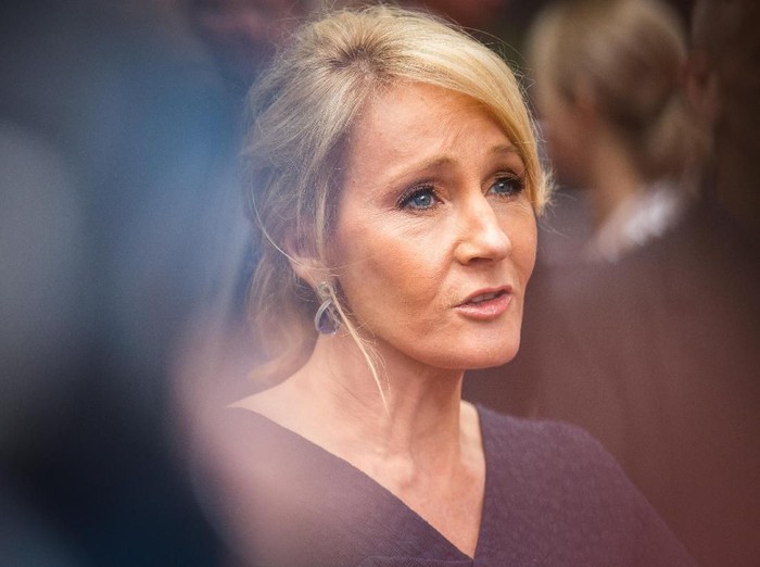 LONDON, ENGLAND - JULY 30:  J. K. Rowling attends the press preview of Harry Potter & The Cursed Child at Palace Theatre on July 30, 2016 in London, England. Harry Potter and the Cursed Child, a two-part West End stage play written by Jack Thorne based on an original new story by Thorne, J.K. Rowling and John Tiffany.  (Photo by Rob Stothard/Getty Images)