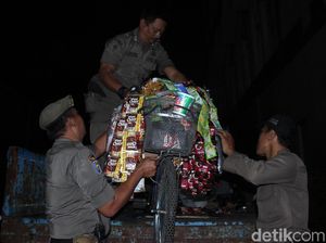 Starling di Sudirman-Thamrin Diangkut Satpol PP