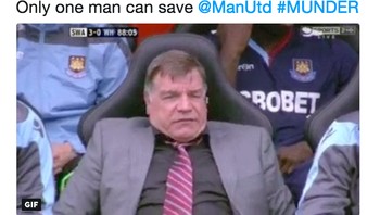 Sam Allrdyce diusulkan disewa untuk menyelamatkan MU. Foto: istimewa