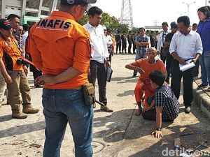 Potret Aksi Sadis Pengeroyokan Haringga Dalam Rekonstruksi