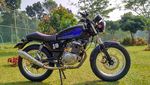 Modif Suzuki Thunder 125 Si Api Biru