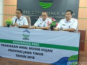 BMKG: Musim Hujan di Jatim Diperkirakan Awal November