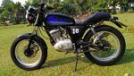 Modif Suzuki Thunder 125 Si Api Biru