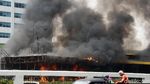 Hangus, Ini Penampakan Gerbang Tol Depan BPK yang Terbakar