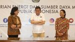 Akrab, Jonan dan Bos Besar Freeport Berpelukan