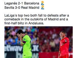 Meme-meme Real Madrid dan Barcelona Kompak Kalah
