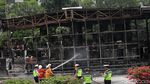 Hangus, Ini Penampakan Gerbang Tol Depan BPK yang Terbakar