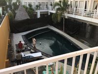 Gili Amor Boutique Resort, salah satu resort di Gili Trawangan yang sudah buka dan masih ada beberapa perbaikan