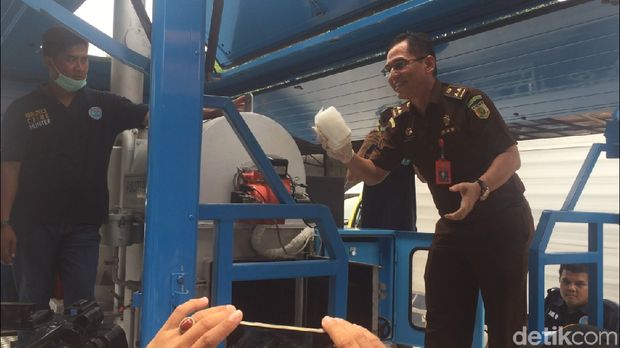 BNN memusnahkan narkoba dari hasil pengungkapan, Kamis (27/9/2018)