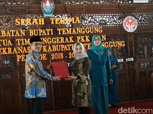 Sertijab Bupati Temanggung Terpilih Tak Didampingi Istri