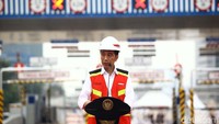 Lokasi peresmian ialah Gerbang Tol Cilandak Utama yang berdekatan dengan Simpang Susun Antasari.