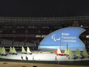 Mengintip Gladi Kotor Upacara Pembukaan Asian Para Games 2018